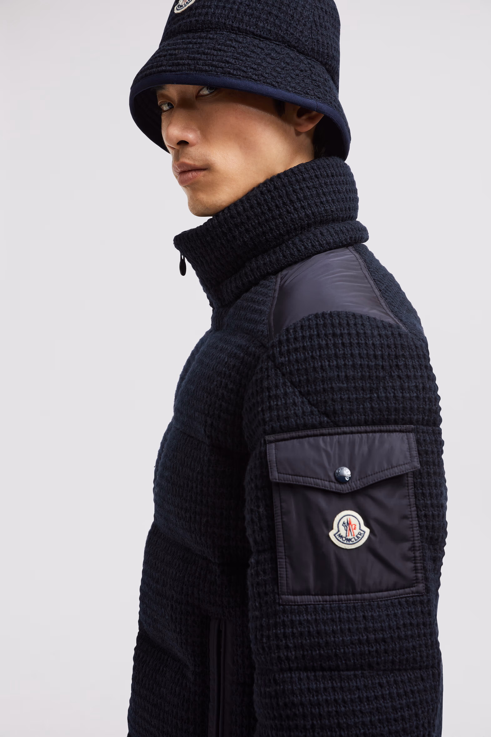 Doudoune courte à capuche Lagdei Hommes Bleu Royal Moncler 8